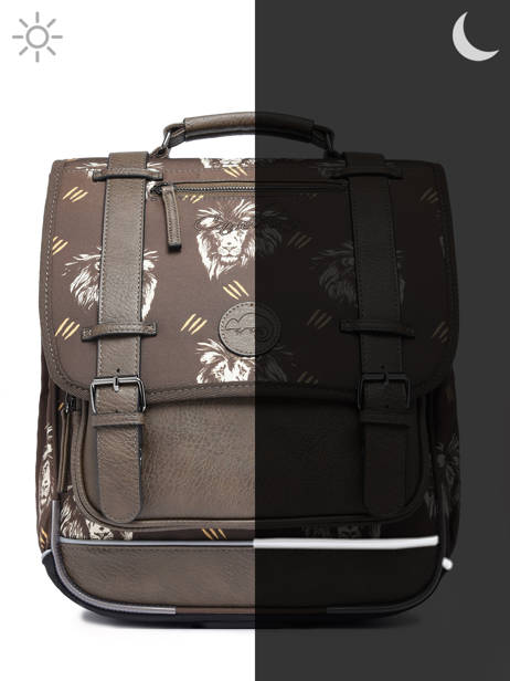 Sac à Dos Vintage Urban 2 Compartiments Cameleon Marron vintage urban SD39 vue secondaire 7