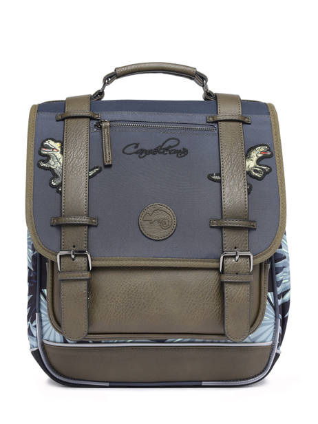 3-compartment  Backpack Cameleon Gray vintage urban SD39