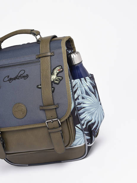 Sac à Dos Vintage Urban 2 Compartiments Cameleon Gris vintage urban SD39 vue secondaire 6