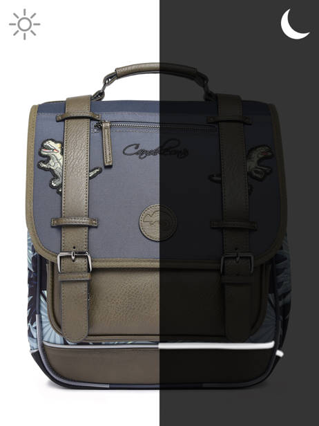 Sac à Dos Vintage Urban 2 Compartiments Cameleon Gris vintage urban SD39 vue secondaire 7