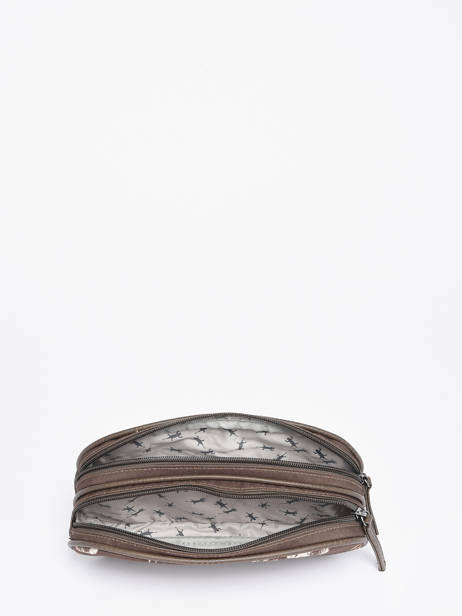 Pencil Case For Kids 2 Compartments Cameleon Brown vintage urban VIB-TROU other view 1