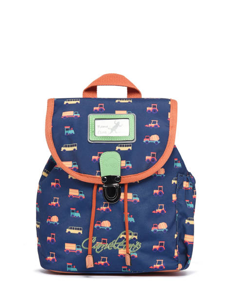 Sac  Dos Rtro 1 Compartiment Cameleon Bleu retro 620