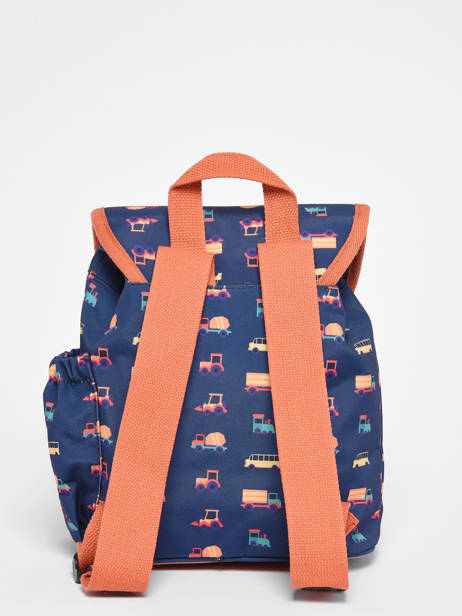 Sac à Dos Rétro 1 Compartiment Cameleon Bleu retro 620 vue secondaire 6