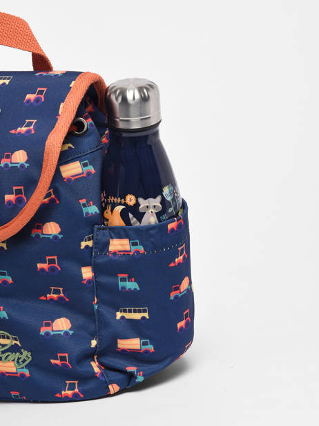 Sac à Dos Rétro 1 Compartiment Cameleon Bleu retro 620 vue secondaire 7