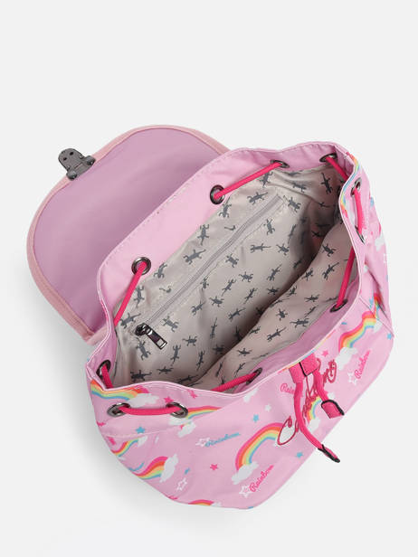 Rugzak Rétro 1 Compartiment Cameleon Roze retro SD25 ander zicht 5