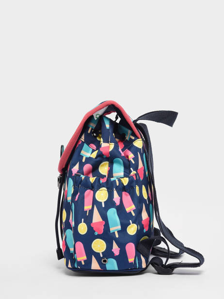 Sac à Dos Rétro 1 Compartiment Cameleon Multicolore retro 620 vue secondaire 3
