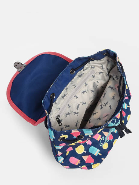 Sac à Dos Rétro 1 Compartiment Cameleon Multicolore retro 620 vue secondaire 4