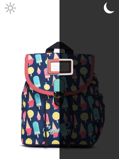 Sac à Dos Rétro 1 Compartiment Cameleon Multicolore retro 620 vue secondaire 7