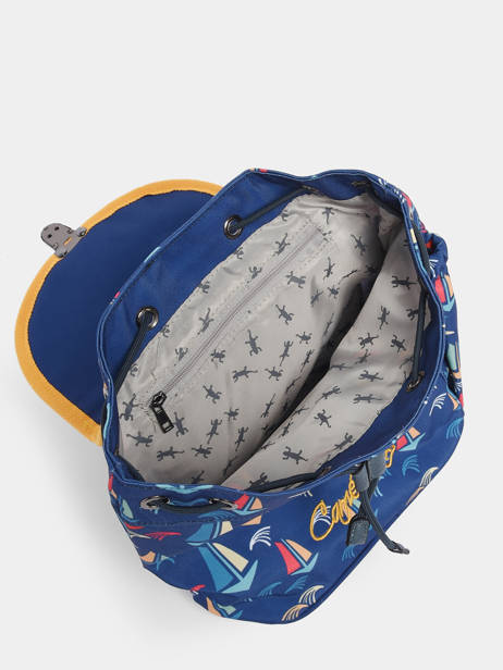 Sac à Dos Rétro 1 Compartiment Cameleon Bleu retro 620 vue secondaire 4