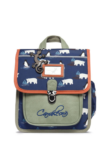 Backpack 1 Compartment Cameleon Blue retro SD30