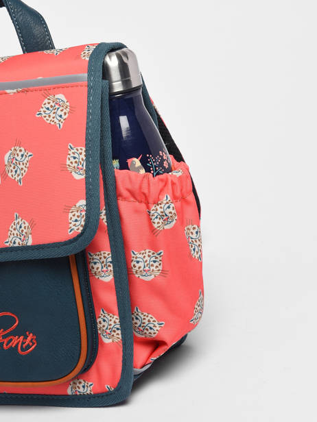 Backpack 1 Compartment Cameleon Pink retro SD30 other view 6
