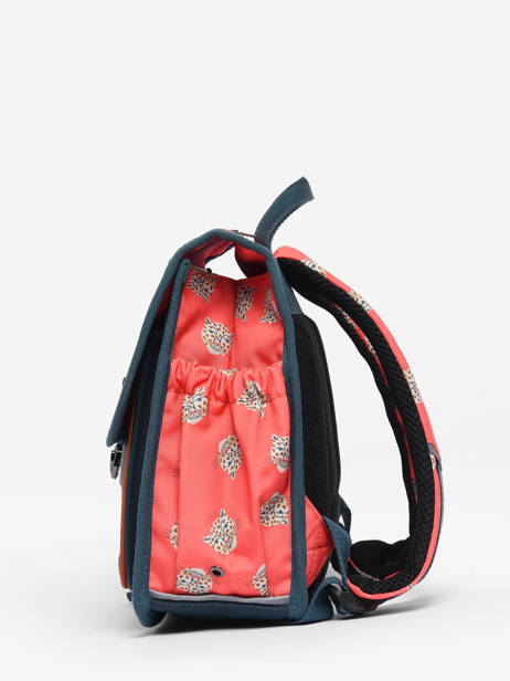 Backpack 1 Compartment Cameleon Pink retro SD30 other view 3
