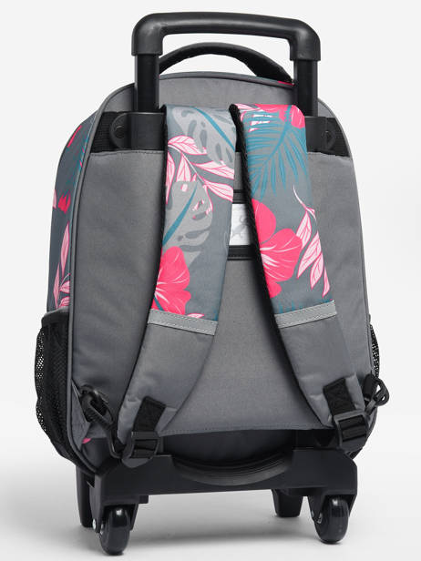 2-compartment  Wheeled Schoolbag Cameleon Pink actual SR39 other view 5