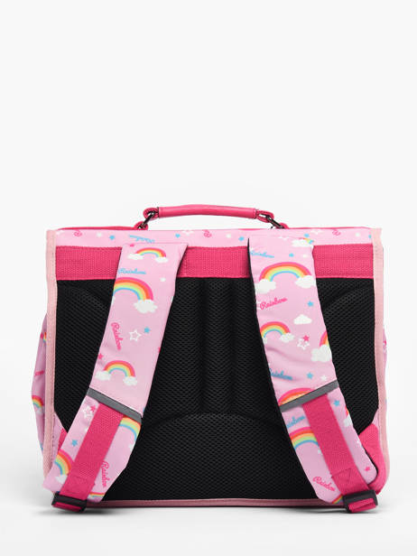 Satchel For Kids 1 Compartment Cameleon Pink retro CA32 other view 6