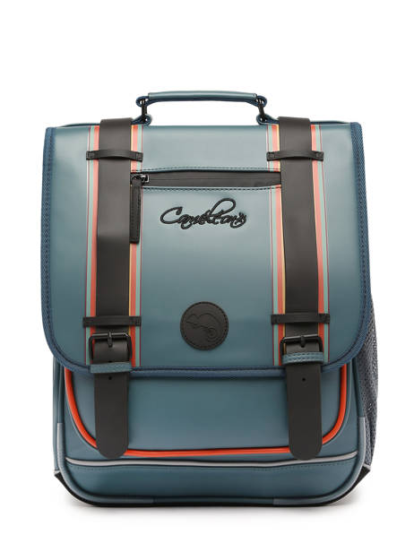 Sac  Dos Vintage North 2 Compartiments Cameleon Bleu vintage north SD39