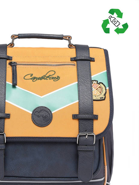 Sac à Dos Vintage Urban 2 Compartiments Cameleon Jaune vintage urban SD39 vue secondaire 2