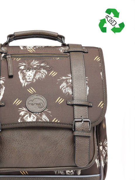 Sac à Dos Vintage Urban 2 Compartiments Cameleon Marron vintage urban SD39 vue secondaire 2