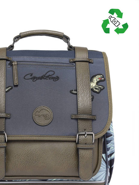 Sac à Dos Vintage Urban 2 Compartiments Cameleon Gris vintage urban SD39 vue secondaire 2
