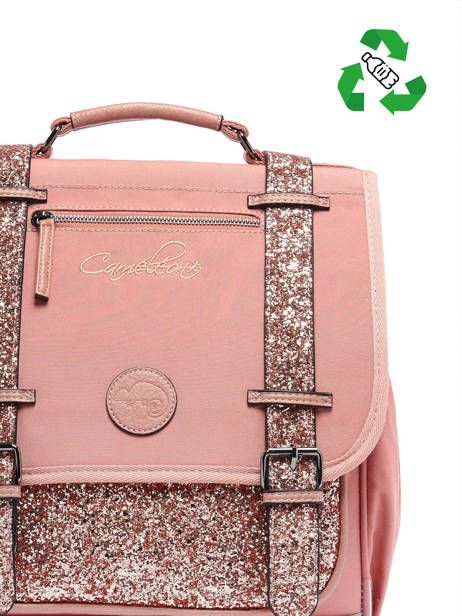 2-compartment Vintage Fantasy Backpack Cameleon Pink vintage fantasy SD39 other view 3