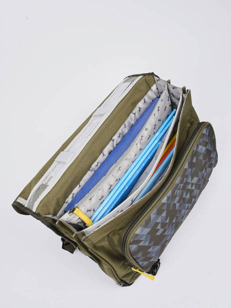 Cartable 3 Compartiments Cameleon Vert actual PBBACA41 vue secondaire 5