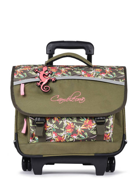 Cartable  Roulettes 2 Compartiments Cameleon Vert actual PBBACR38