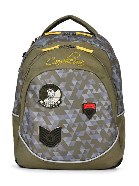Backpack 2 Compartments Cameleon Green actual PBBASD43