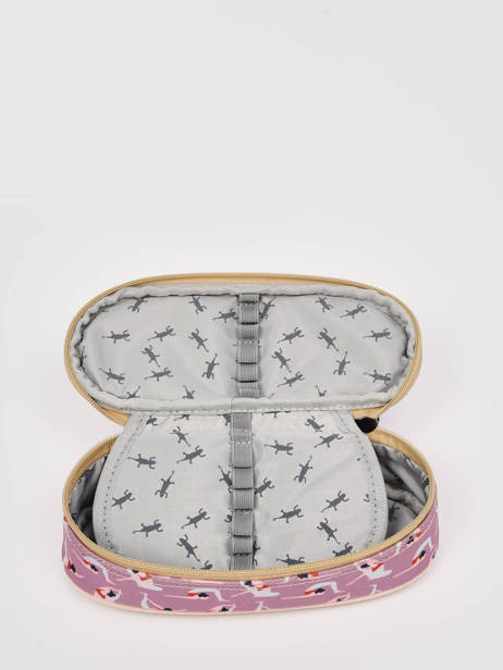 1 Compartment  Pouch Cameleon Pink vintage fantasy PBVGPLUM other view 1