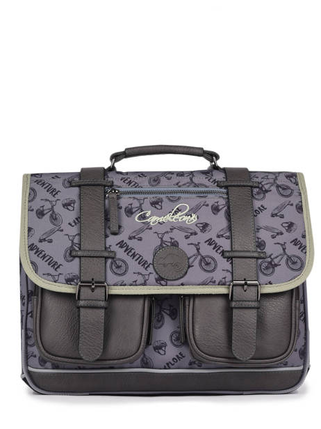 Satchel 2 Compartments Cameleon Gray vintage urban PBVBCA38