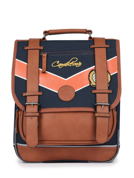 Rugzak 2 Compartimenten Cameleon Blauw vintage urban PBVBSD38