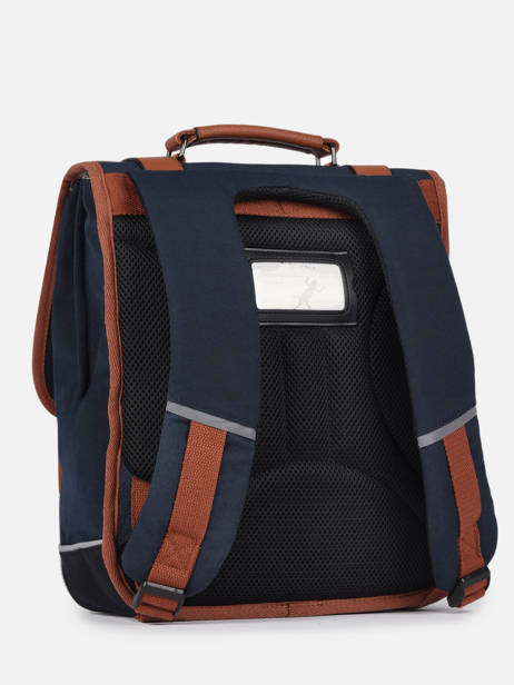 2-compartment Backpack Cameleon Blue vintage urban PBVBSD38 other view 5