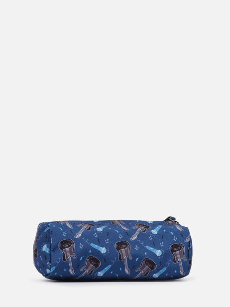 Trousse 1 Compartiment Cameleon Bleu vintage urban PBVBSTRO vue secondaire 2