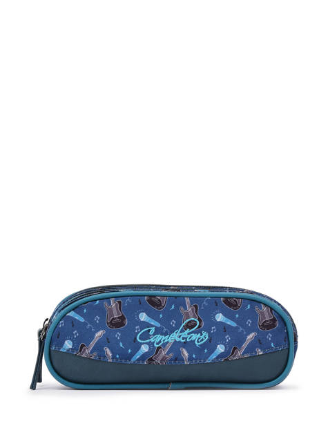 Trousse 2 Compartiments Cameleon Bleu vintage urban PBVBTROU