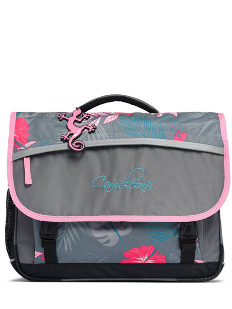 Cartable Enfant 3 Compartiments Cameleon Rose actual CA41