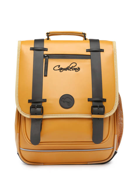 Sac  Dos Vintage North 2 Compartiments Cameleon Jaune vintage north SD39