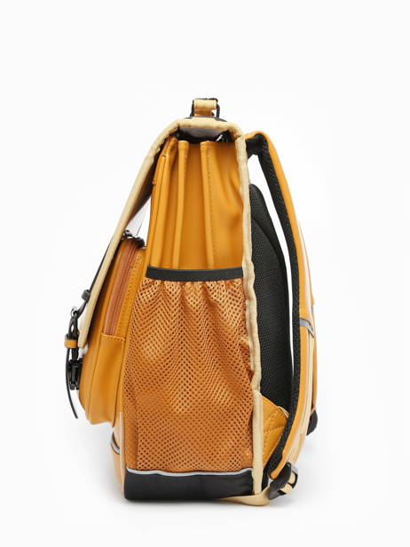 2-compartment Vintage North Backpack Cameleon Yellow vintage north SD39 other view 4