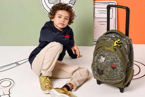 cartable scolaire caméléon