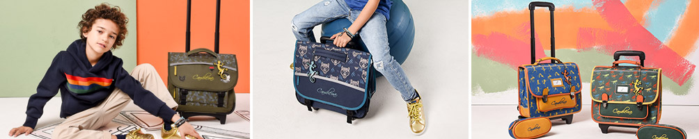 cartable roulette cameleon