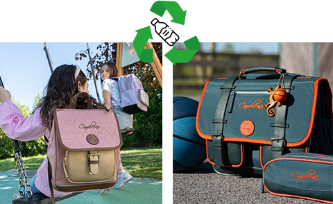 cartable scolaire cam&eacute;l&eacute;on
