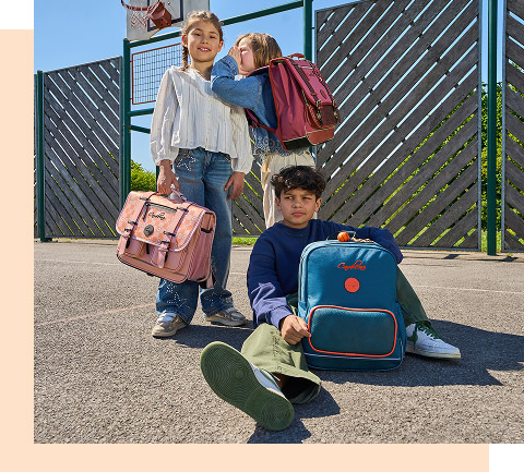 cartable scolaire cam&eacute;l&eacute;on