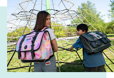 cartable scolaire cam&eacute;l&eacute;on