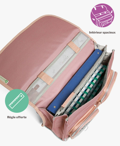 cartable scolaire cam&eacute;l&eacute;on