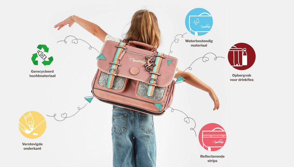 cartable scolaire caméléon